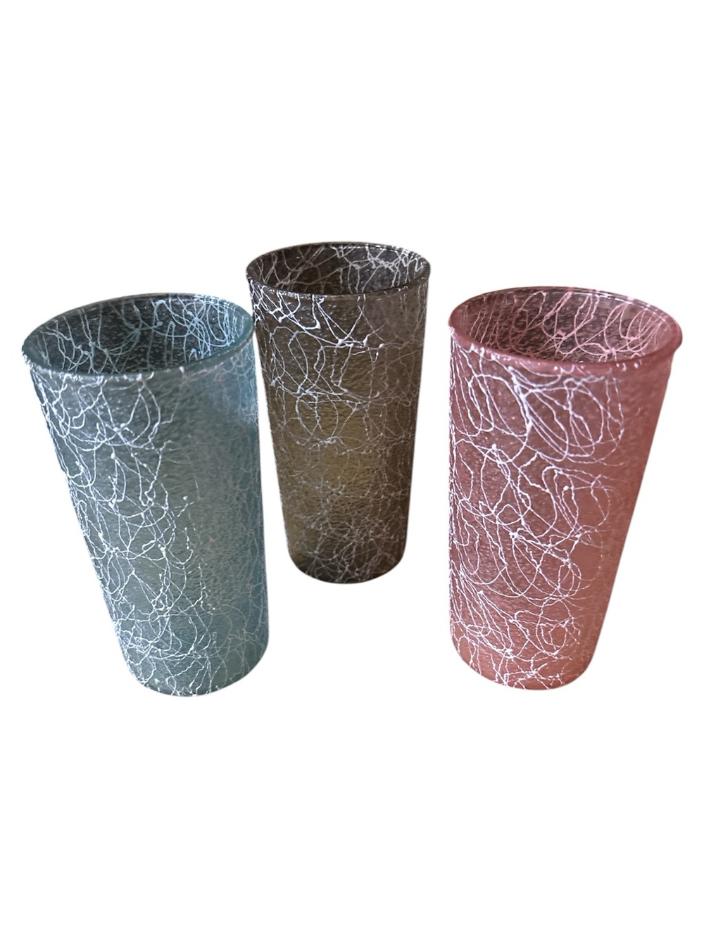 Vintage spaghetti string glasses